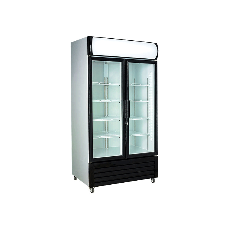 Double Door Beverage Cooler