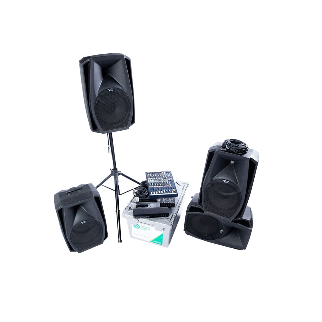 Basic PA System for Medium Events (50-100 People)