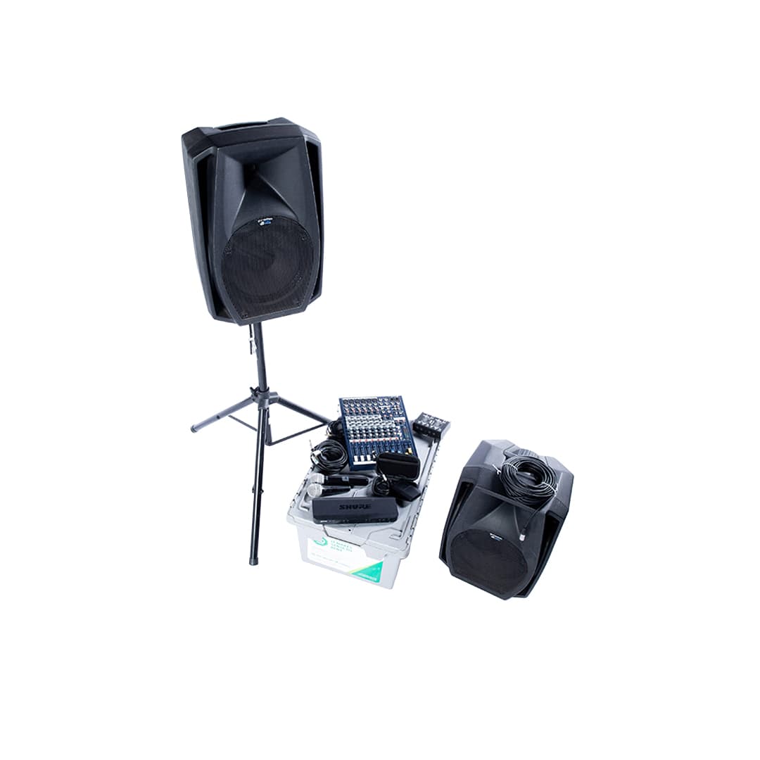 Basic PA System for Larger Events (100-200 People)